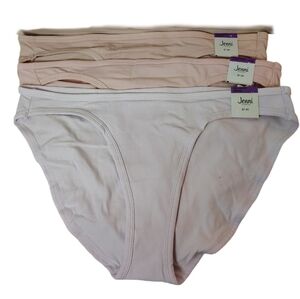 Jenni Intimates XXL Panty Bundle 3 Pack Cotton Stretch Bikini Briefs